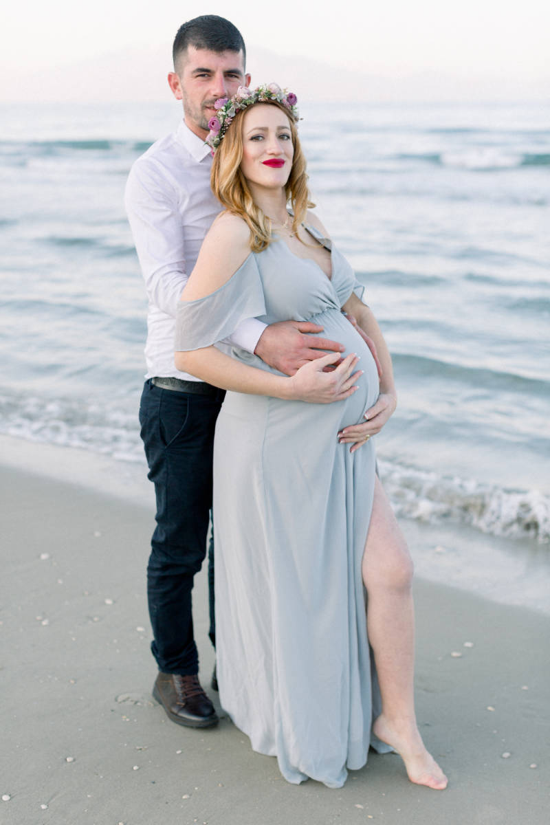 Leta & Dili, Maternity Photoshoot, Alykes Beach